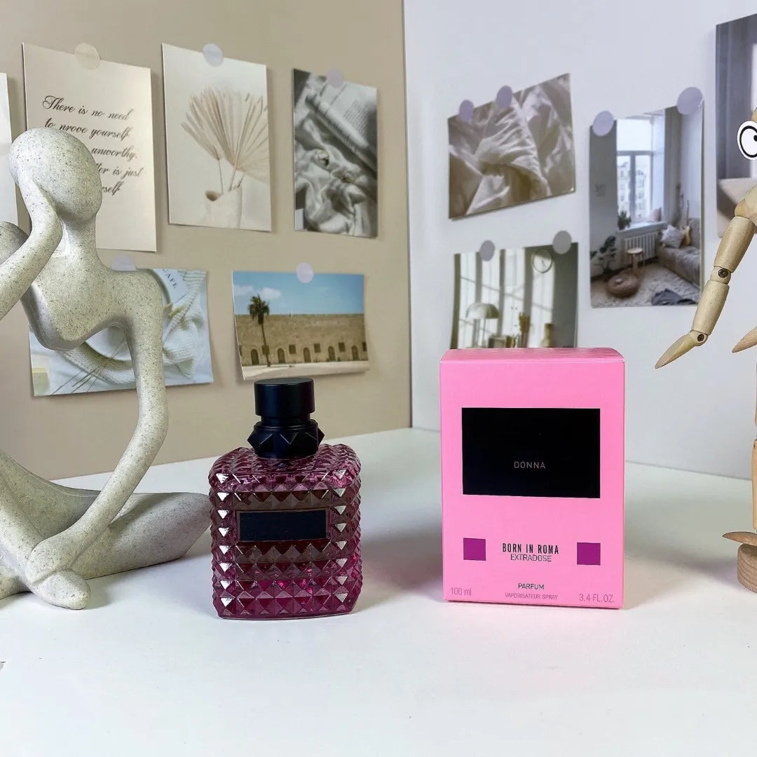 Born in Roma Intense Perfume Coral Fantasy the Gold Men Women Fragrance Cologne 100Ml Eau De Parfum Long Lasting Floral Spray US Stock Dropshipping