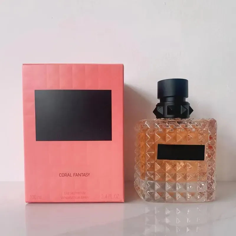 Born in Roma Intense Perfume Coral Fantasy the Gold Men Women Fragrance Cologne 100Ml Eau De Parfum Long Lasting Floral Spray US Stock Dropshipping