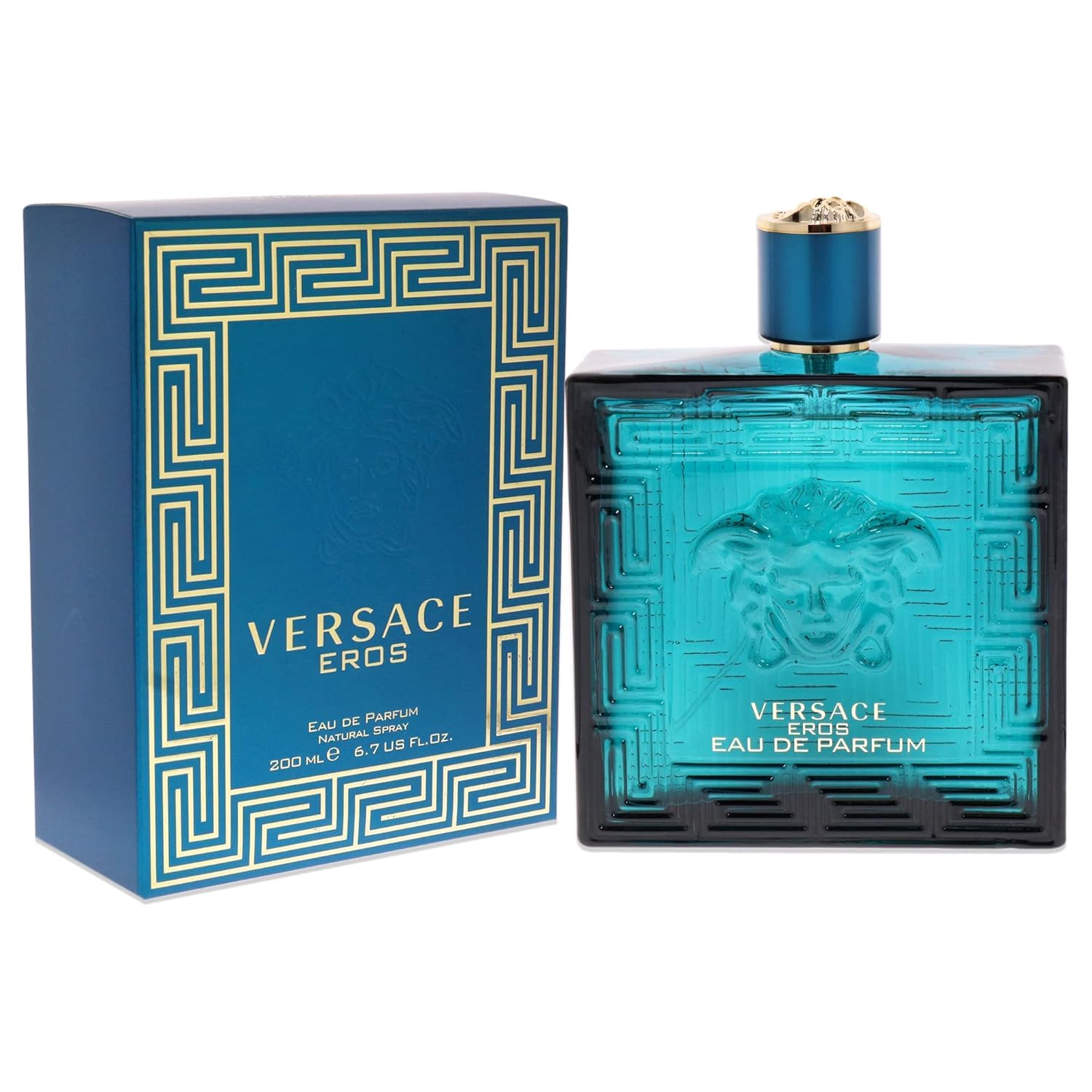 Eros for Men Eau De Parfum Spray, 6.7 Ounce