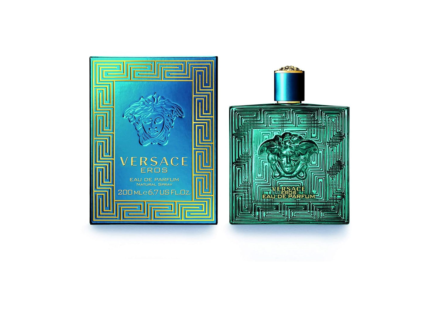 Eros for Men Eau De Parfum Spray, 6.7 Ounce