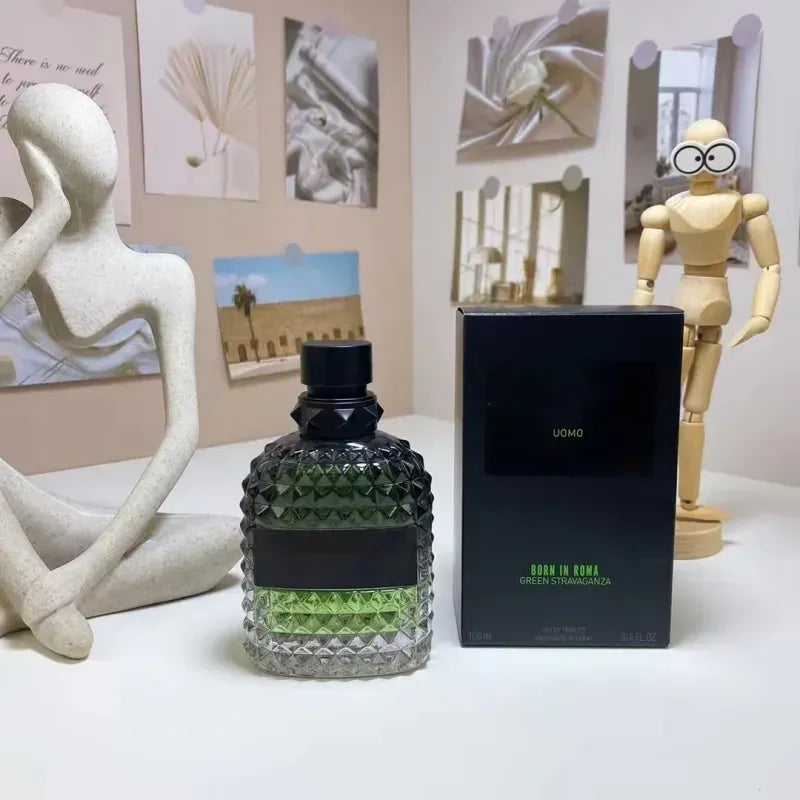 Born in Roma Intense Perfume Coral Fantasy the Gold Men Women Fragrance Cologne 100Ml Eau De Parfum Long Lasting Floral Spray US Stock Dropshipping